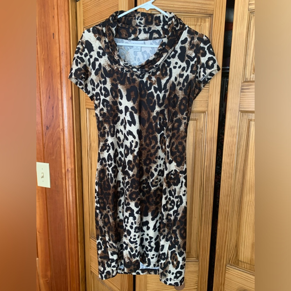 Liz Claiborne cowl neck dress
